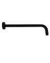 BRAZO DE DUCHA REDONDO NEGRO MATE DE 40CMS
