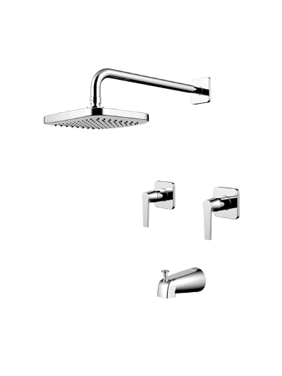 KIT DUCHA 8 PULGADAS CON PICO BAÑERA PFISTER