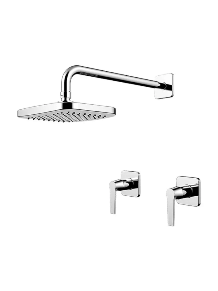 KIT DUCHA 8 PULGADAS CROMO PSFITER