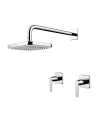 KIT DUCHA 8 PULGADAS CROMO PSFITER