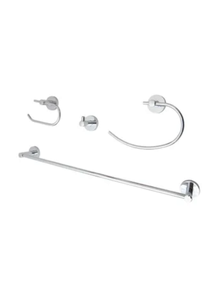JUEGO DE ACCESORIOS 4PZAS PFISTER CROMO