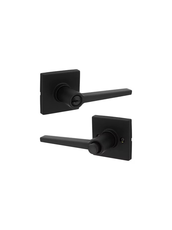 CERRADURA CON LLAVE DAYLON NEGRO MATE-KWITSET