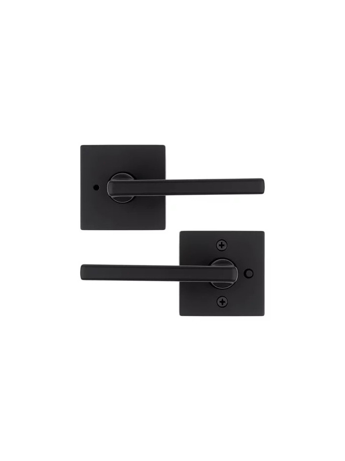 CERRADURA HALIFAX BAÑO NEGRA KWIKSET