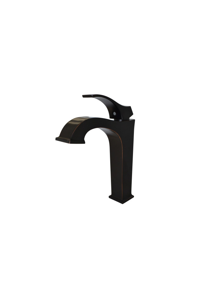 GRIFERIA MONOCONTROL ALTA NEGRO MATE