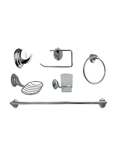 JUEGO DE ACCESORIOS EN ZINC
