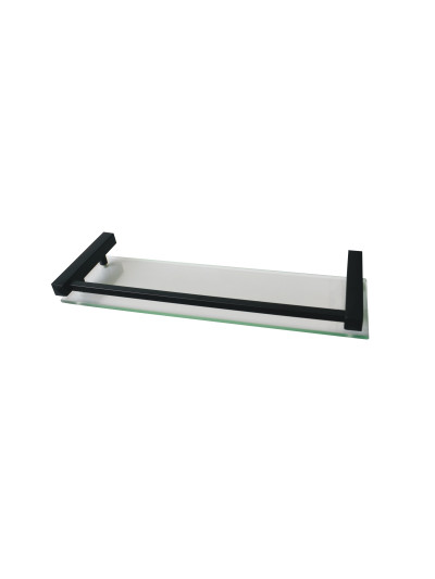 REPOSA 40 CM VIDRIO NEGRA