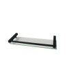 REPOSA 40 CM VIDRIO NEGRA