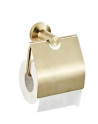 PORTARROLLO CON TAPA BRUSHED GOLD