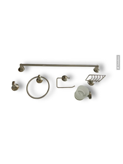 ACCESORIOS DE BAÑO BELGICA SATINADO