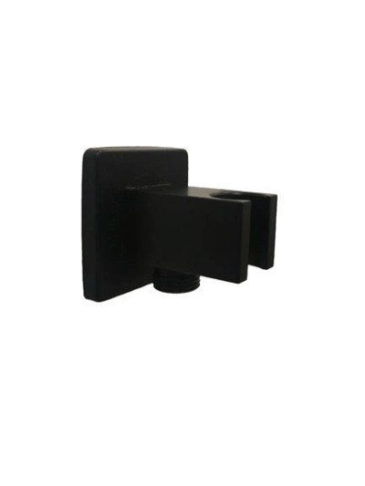 TOMA SOPORTE DUCHA TEL NEGRO