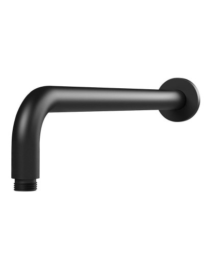 BRAZO DUCHA 36CM REDONDO NEGRO