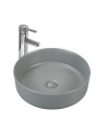 LAVAMANOS GRIS MATE DE SOBREPONER REDONDO DE 35,5X35,5X11,5CM