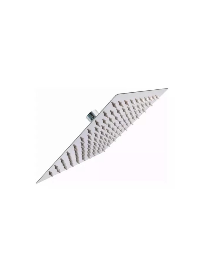 REGADERA CUADRADA DE 30CMS CROMO