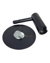 MANIJA PARA GAS EN ACERO INOX BLACK DE TORNILLO