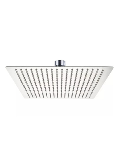 REGADERA CUADRADA 20CM CROMO