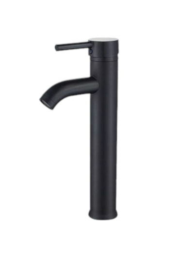 MEZC LAVAM LARGO ACERO INOX NEGRO