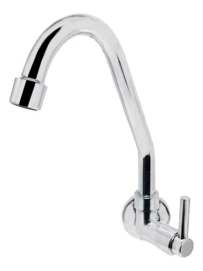 GRIFO DE PARED UN AGUA CROMO