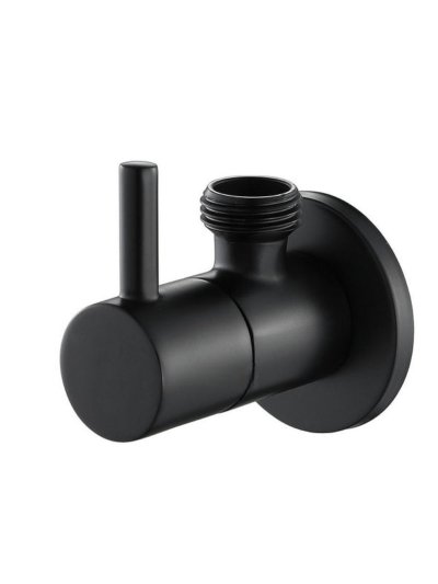 LLAVE DE PASO REGISTRO NEGRO MATE