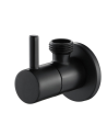 LLAVE DE PASO REGISTRO NEGRO MATE