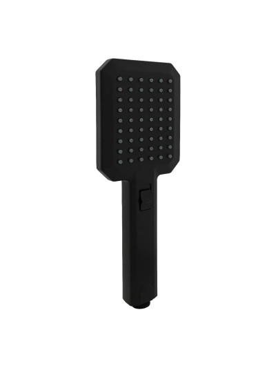 REGADERA PARA TELEDUCHA CUADRADA DOBLE FUNCION NEGRA H1098BLACK