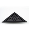 REJILLA TRIANGULAR 2028CM NEGRA