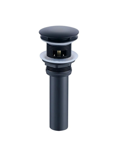 DESAGUE TIPO HONGO CON REBOSE NEGRO MATE