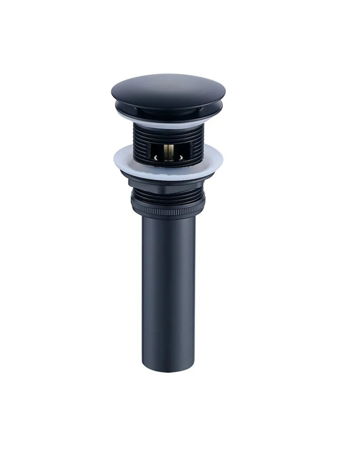 DESAGUE TIPO HONGO CON REBOSE NEGRO MATE