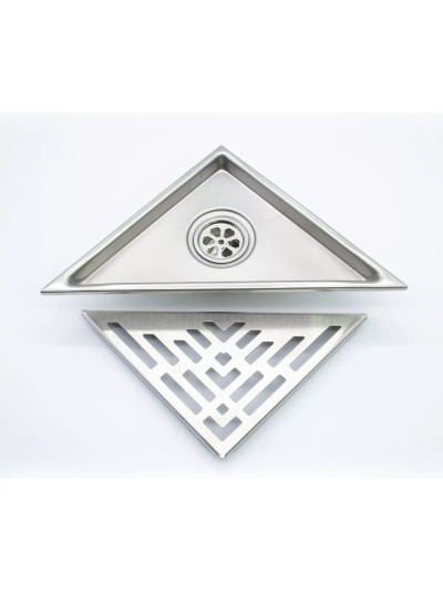REJILLA DE PISO TRIANGULAR DE 20CMS ACERO 304