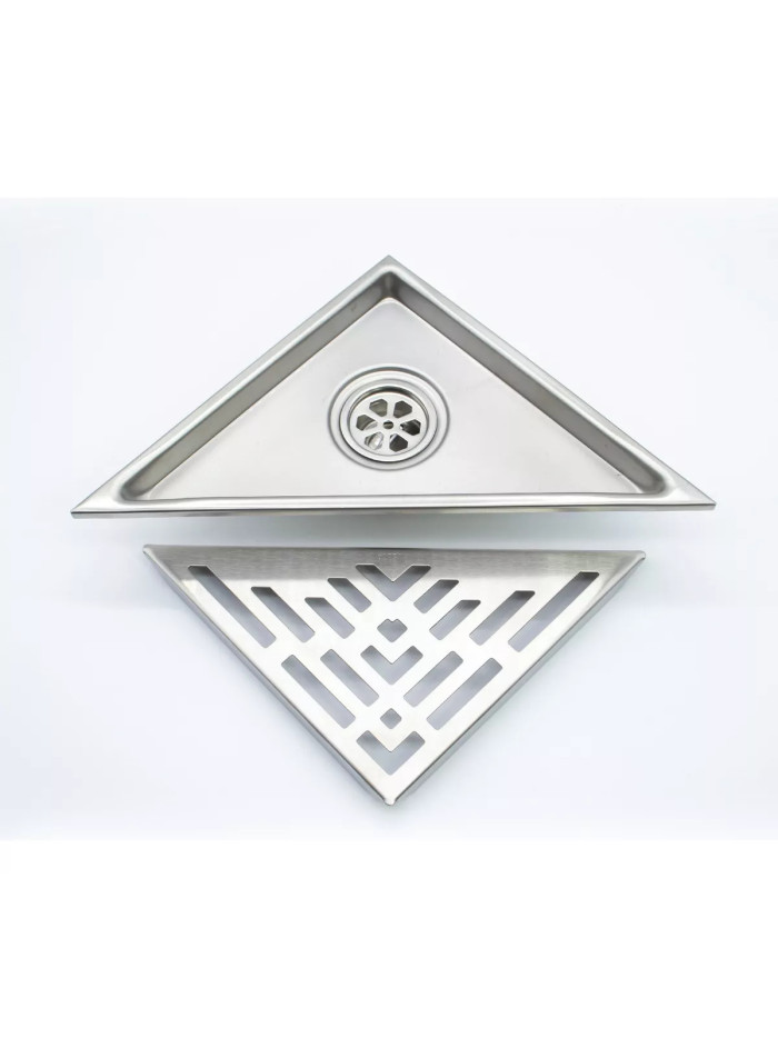 REJILLA DE PISO TRIANGULAR DE 20CMS ACERO 304