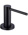 DISPENSADOR DE JABON LIQUIDO NEGRO MATE
