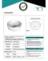 LAVAMANOS PORCELANA 40X40X14cms