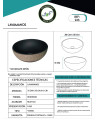 LAVAMANOS ARTESANAL 34*34*14CM