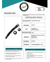 DESAGUE DE PUSH NEGRO CON SIFON EXTENSIBLE