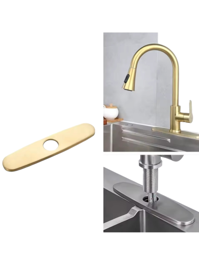 PLACA 8 PULGADAS BRUSHED GOLD
