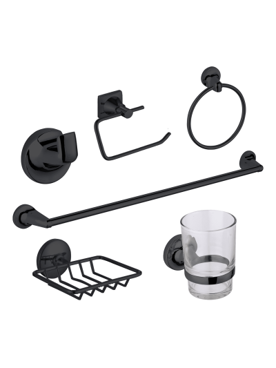 ACCESORIO PARA BAÑO NEGRO
