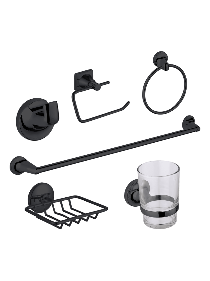ACCESORIO PARA BAÑO NEGRO