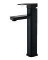 LLAVE LAVAMANOS MONOCONTROL ALTA NEGRA