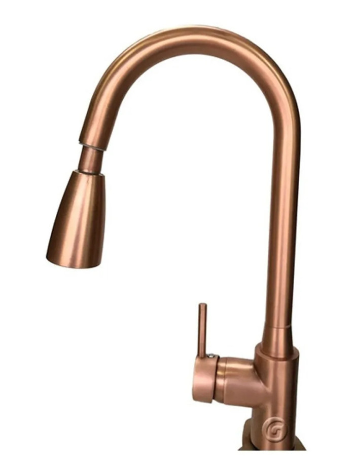 MONOCONTROL COCINA CON EXTRAIBLE ORO ROSA MATE