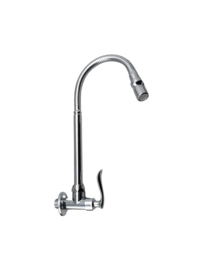 GRIFERIA AGUA FRIA A PARED FLEXIBLE