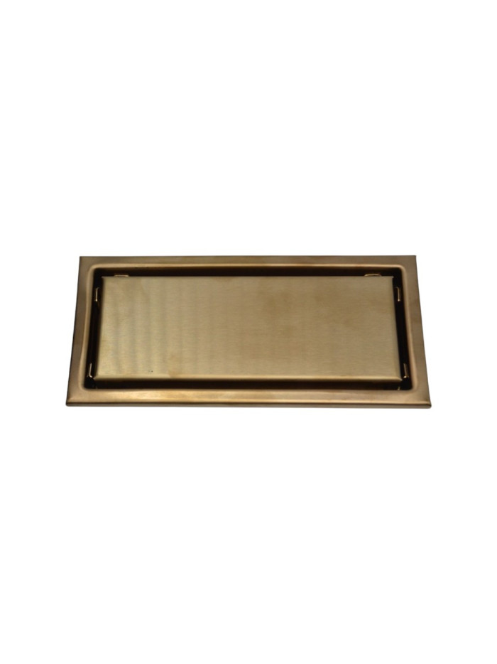 REJILLA INVISIBLE 10X20 ORO ROSA