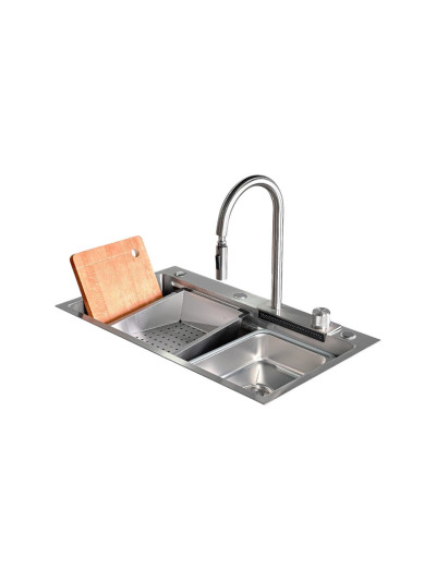 LAVAPLATOS ALL IN 75X46 ACERO