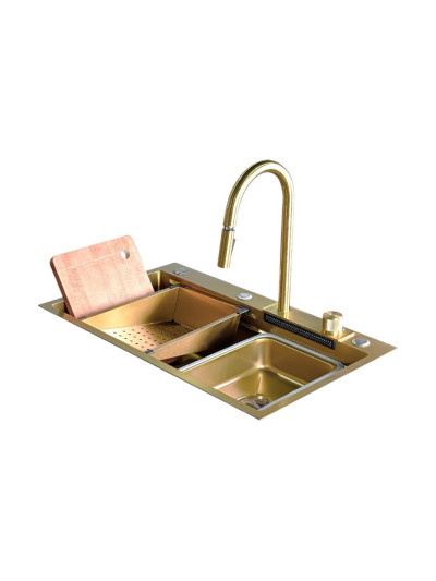 LAVAPLATOS ALL IN 75X46 DORADO MATE