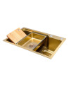 LAVAPLATOS RIEL 68X45 DORADO MATE