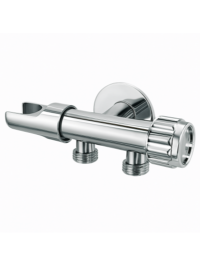 LLAVE BIDET DOBLE CROMO