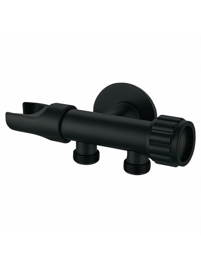 LLAVE DE BIDET DOBLE 2475 NEGRO MATE