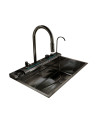 LAVAPLATOS SMART KANJI 75X46X23 ACERO 304 BLACK