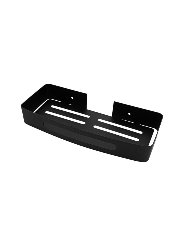 REPISA BAÑO RECTANGULAR NEGRA