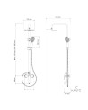 COLUMNA DUCHA ESSENTIAL CROMO