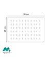 DUCHA MONACO 20X30 SATINADA