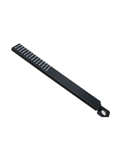 DUCHA RECTANGULAR DE 60 CM NEGRA